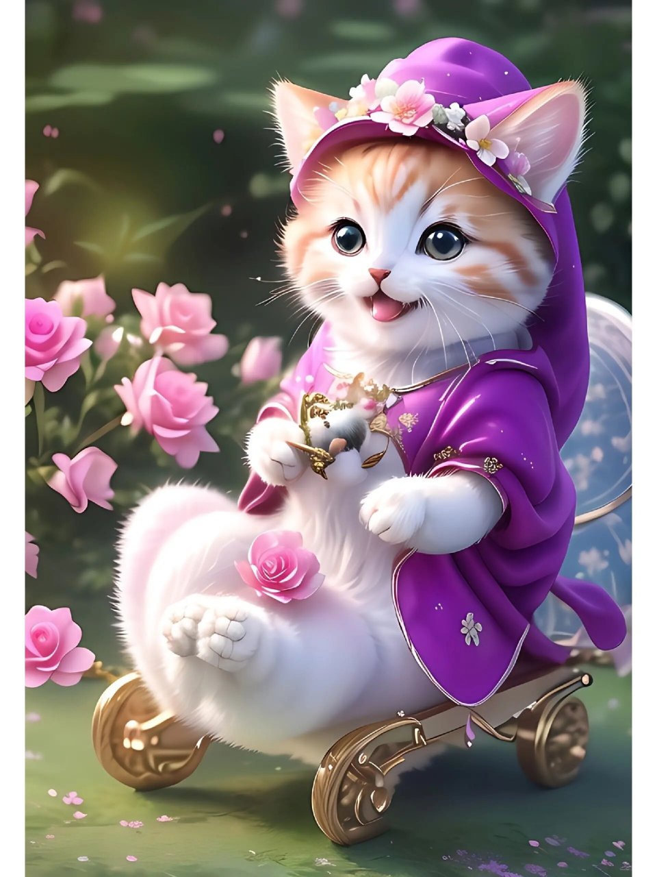 可爱小花猫 喵喵可爱又甜美
