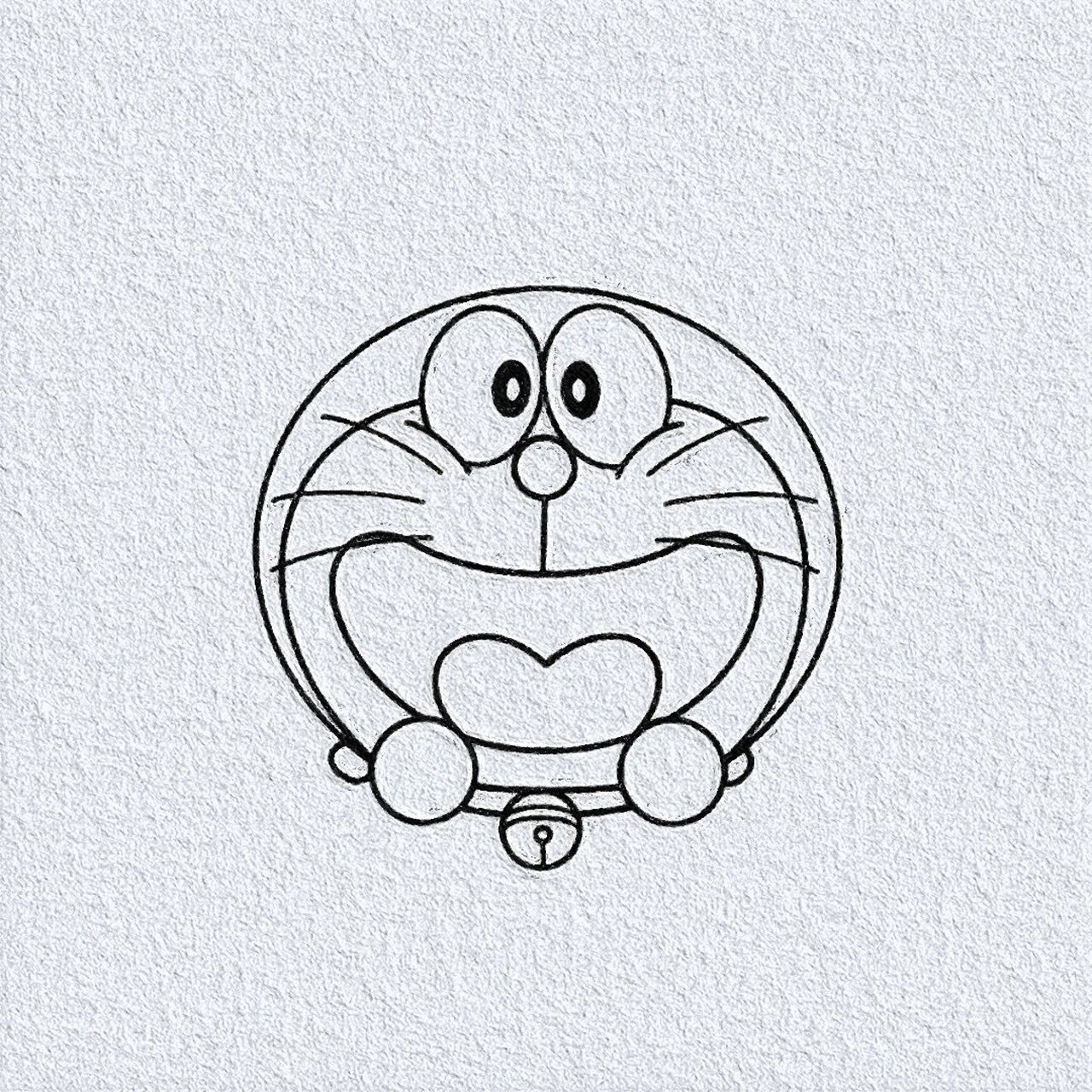 哆啦a梦简笔画附教程 哆啦a梦简笔画附教程