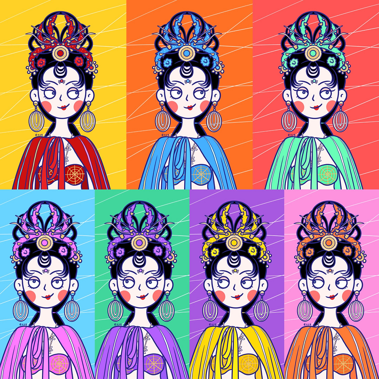 7只蜘蛛精·闺蜜头像·开黑群头像7815 86版西游记蜘蛛精小姐妹们