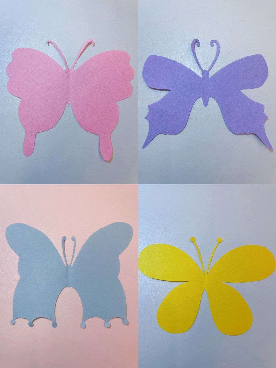 手工对折剪纸-蝴蝶03附教程 最近迷上蝴蝶了,再来一波07 春日剪纸