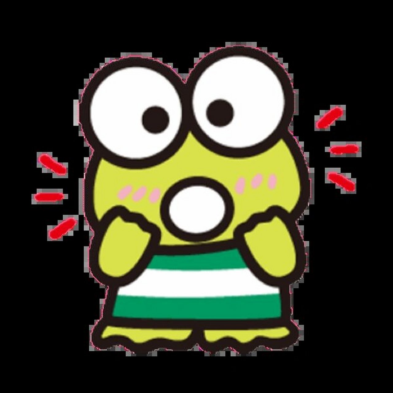 大眼蛙表情包动图