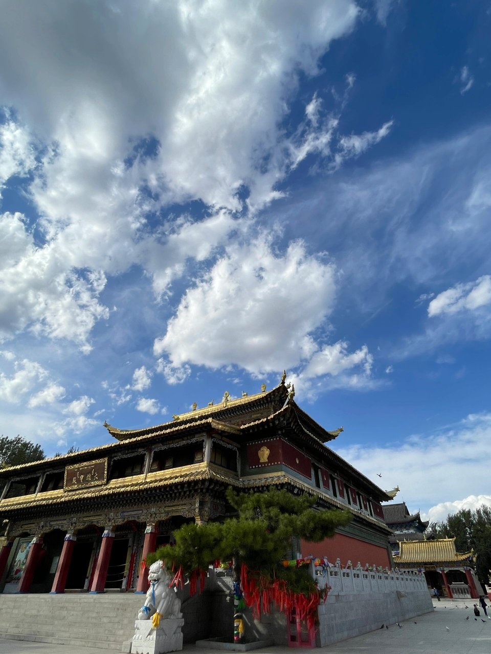 通辽大乐林寺 全称:吉祥密乘大乐林寺,据说以"莫力庙"为模型的喇嘛教
