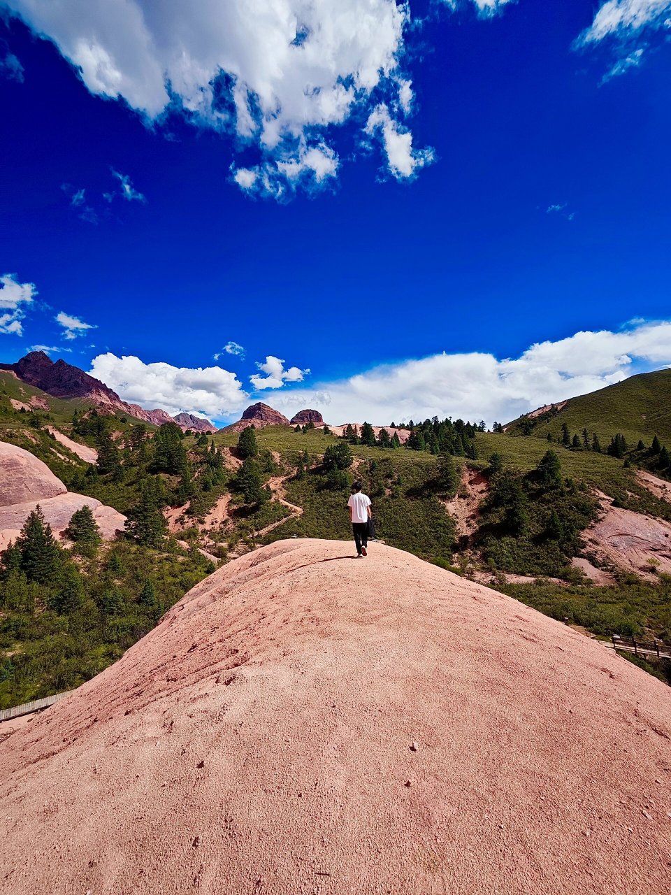 新龙红山 新龙红山景区位于四川甘孜州新龙县银多乡境内 世间少有的