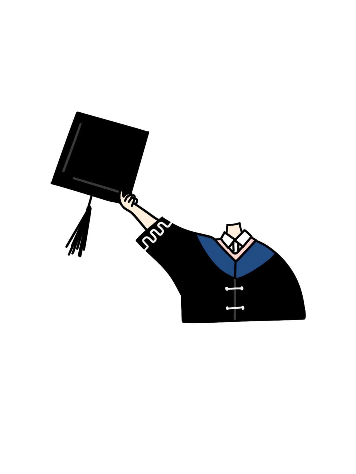 毕业抠图素材|卡通班服拼头像图案·附教程 抠图小人之毕业季系列来