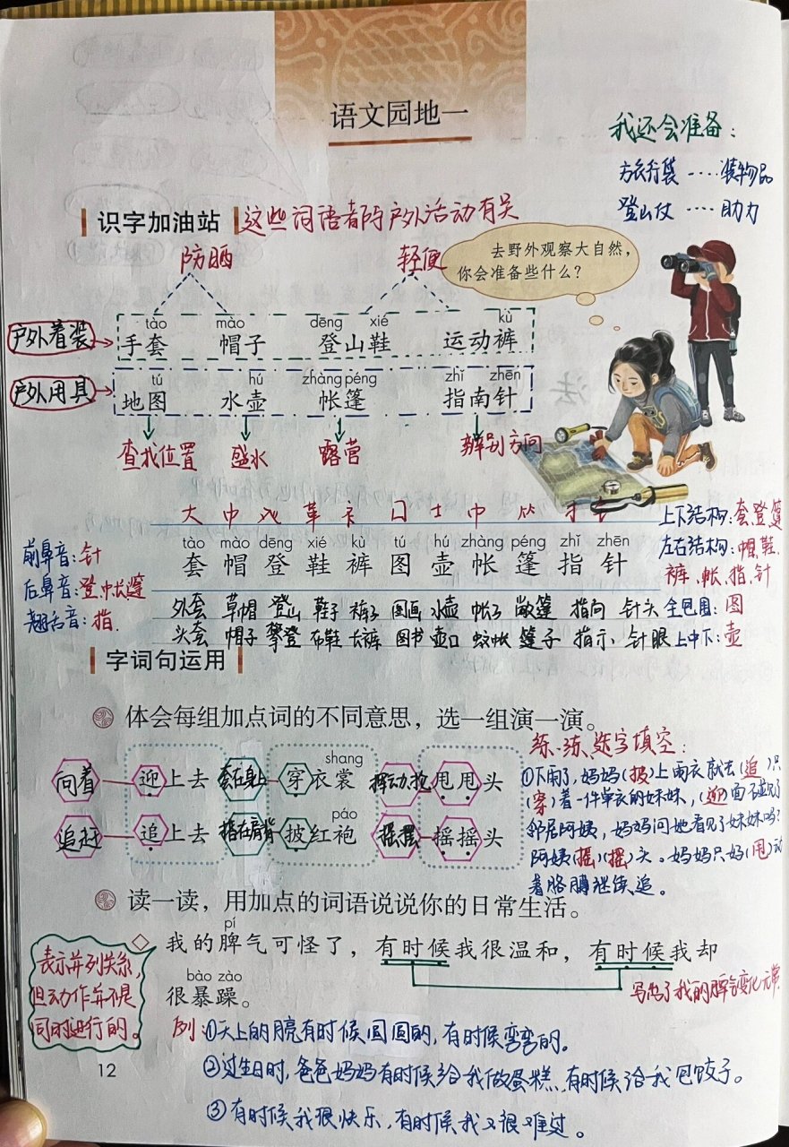 语文园地一识字加油站图片