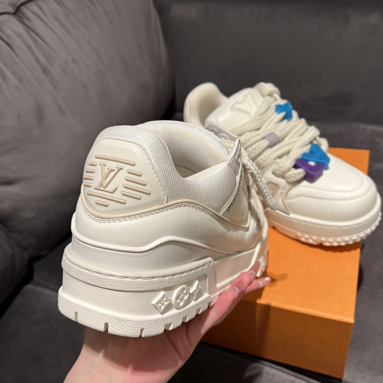 9297买手日记 | lv23新款白色胖丁trainer 白色