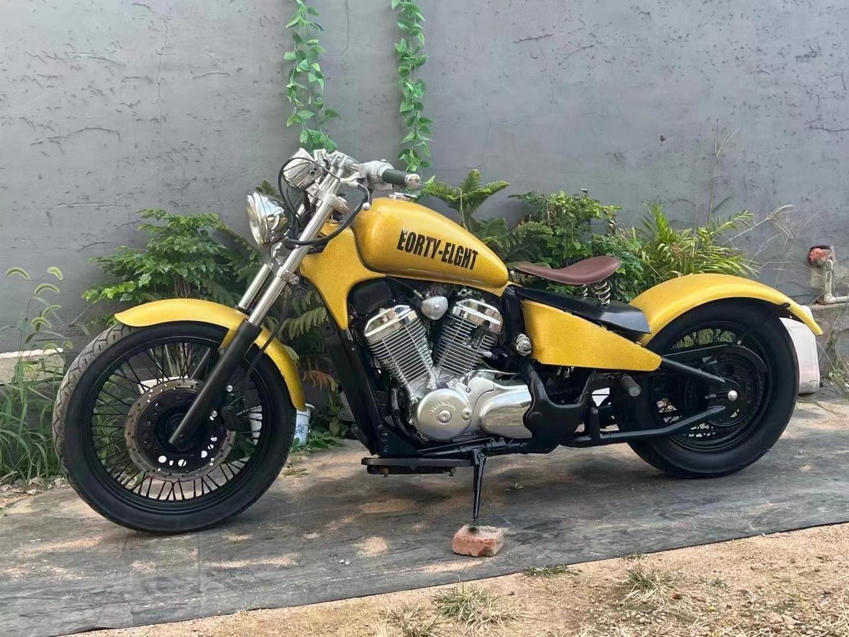 极品🇯🇵本田铁马400,精装拉风太子纯进口,造型霸道,水冷v缸,动力