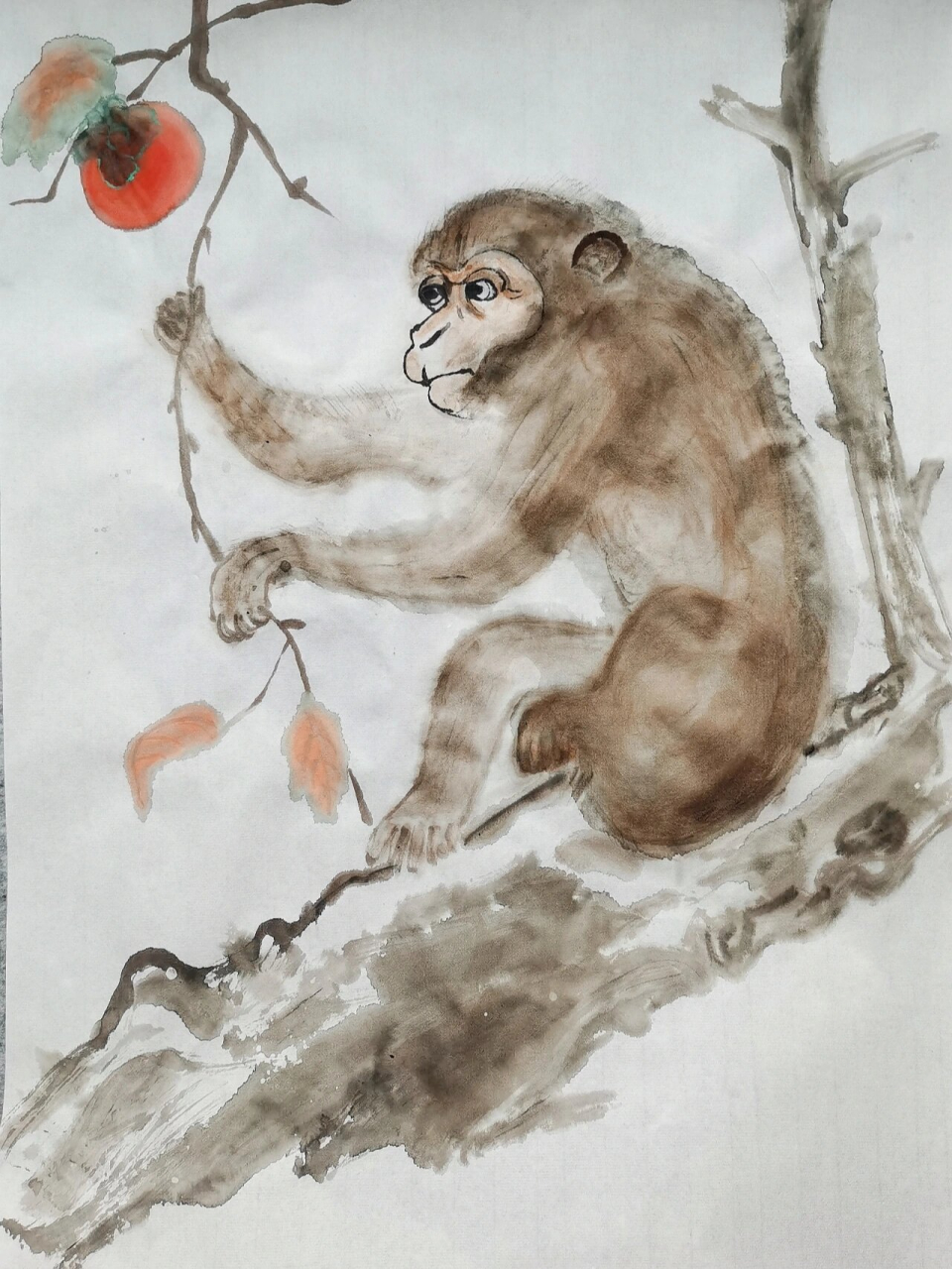 国画  猴 每日一画