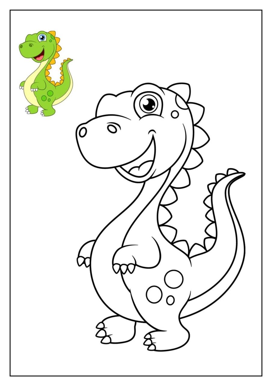 恐龙知识卡片简笔画图片