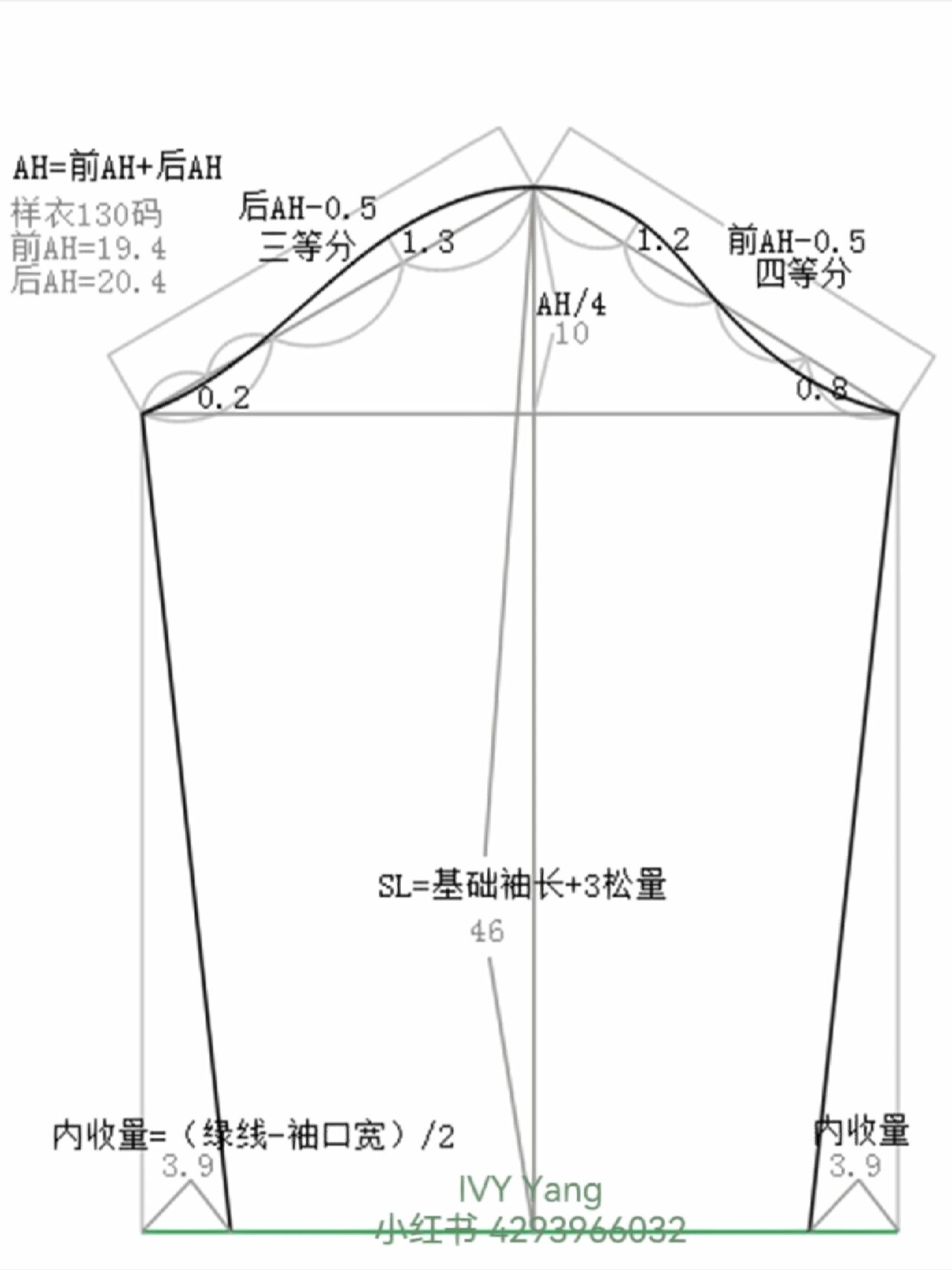 男童睡衣裁剪图公式图片