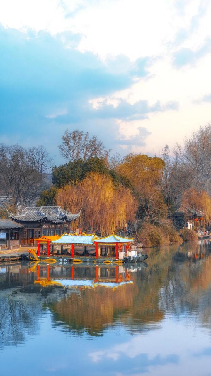 冬季瘦西湖 扬州瘦西湖 .