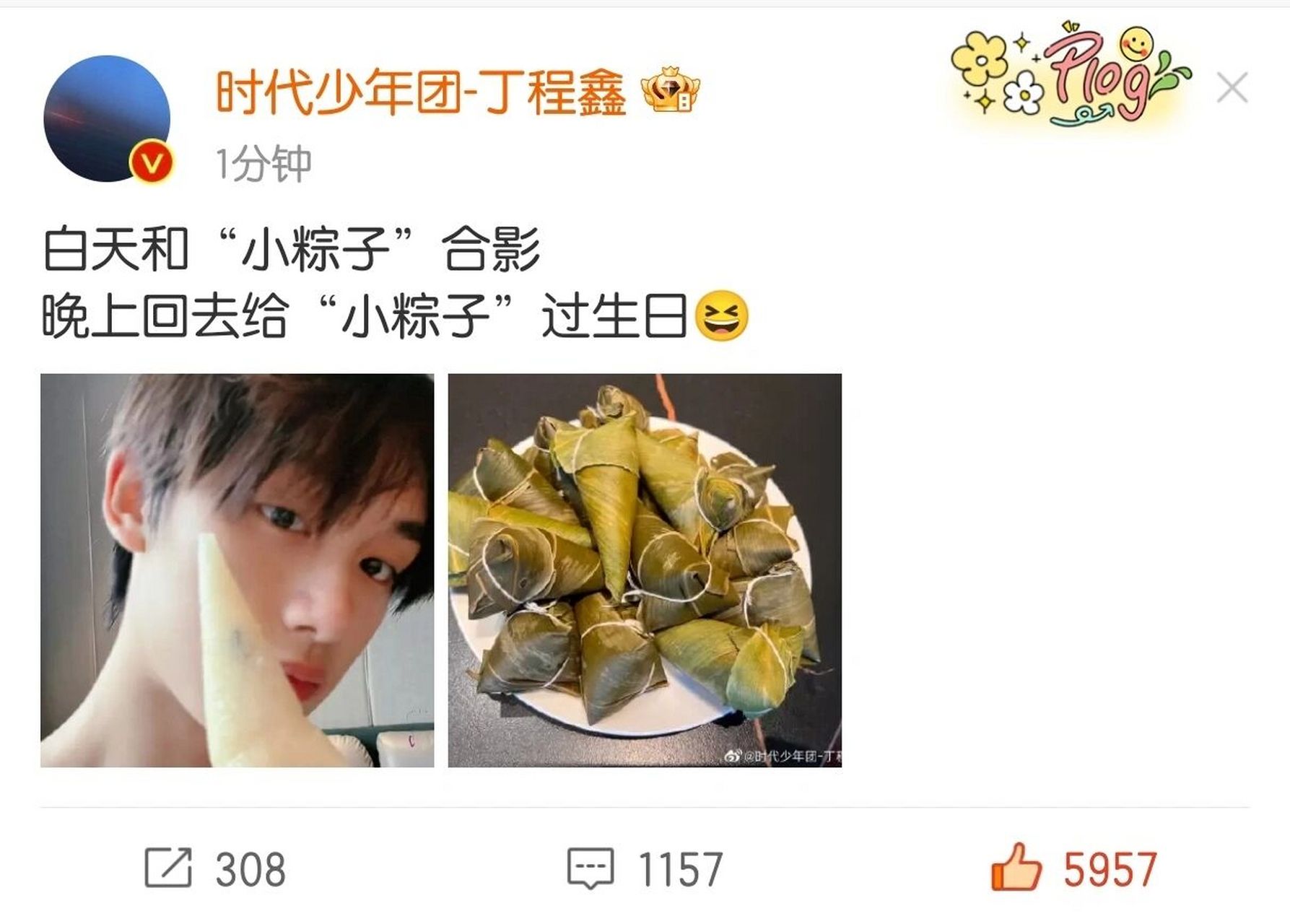 想听小粽子叫"舅舅" #tnt时代少年团# #丁程鑫# #端午节# #端午粽子