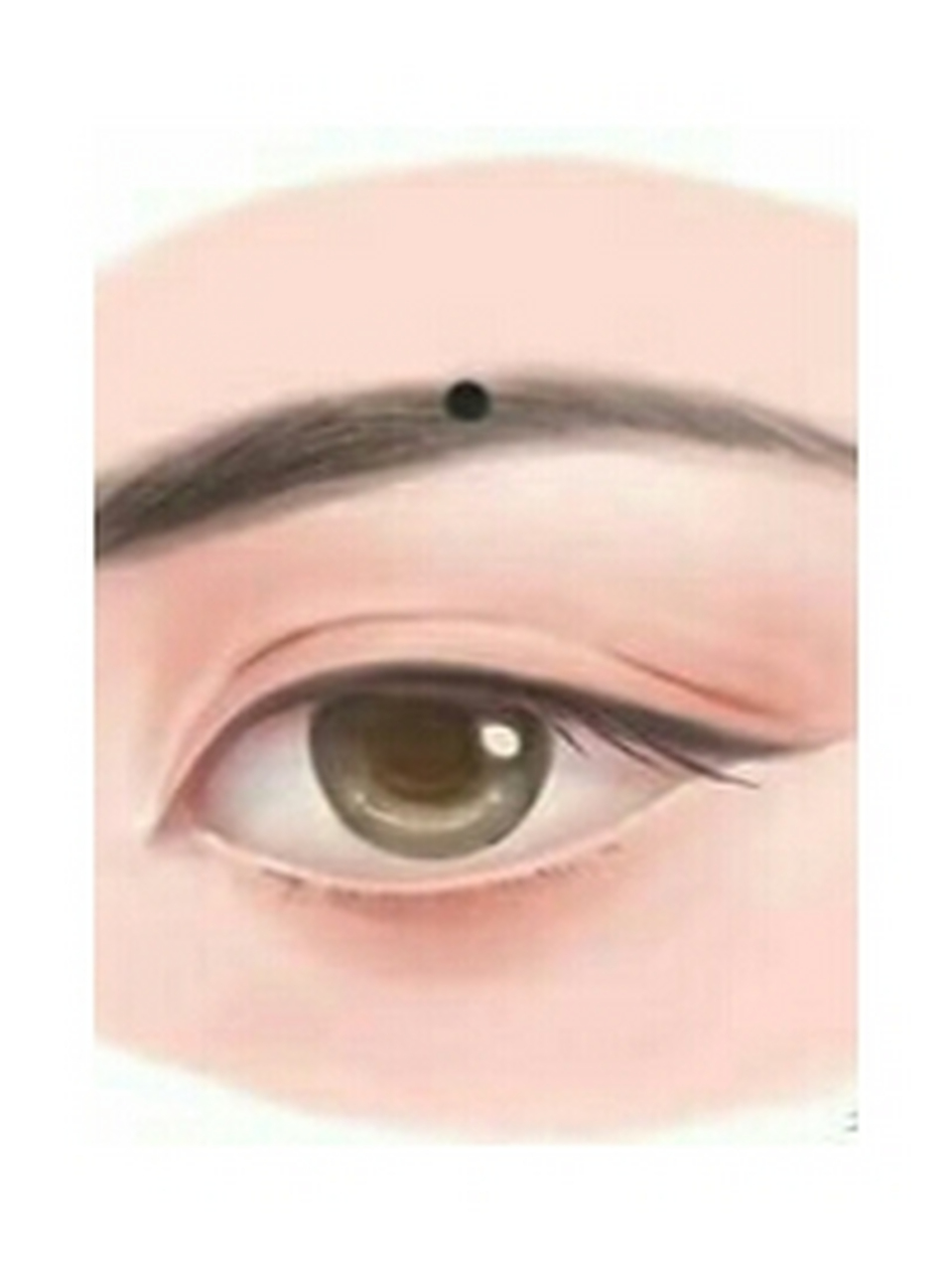 如果在眉毛中间有痣,不管男女命都不会很差,如果是眉毛比较浅,而且