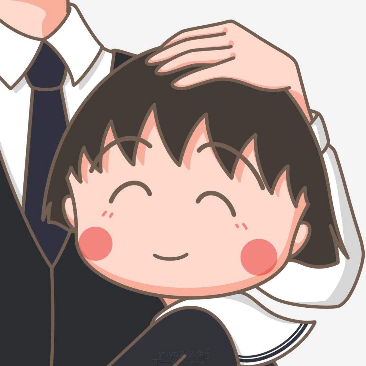 乖|樱桃小丸子情侣头像95 假期快乐! 放假太开心了哈哈哈 图自取哈