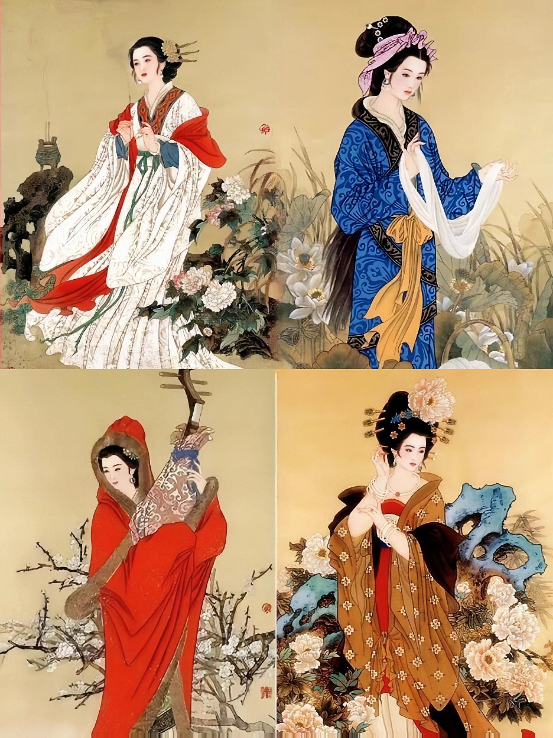 古风四首·中国古代四美咏