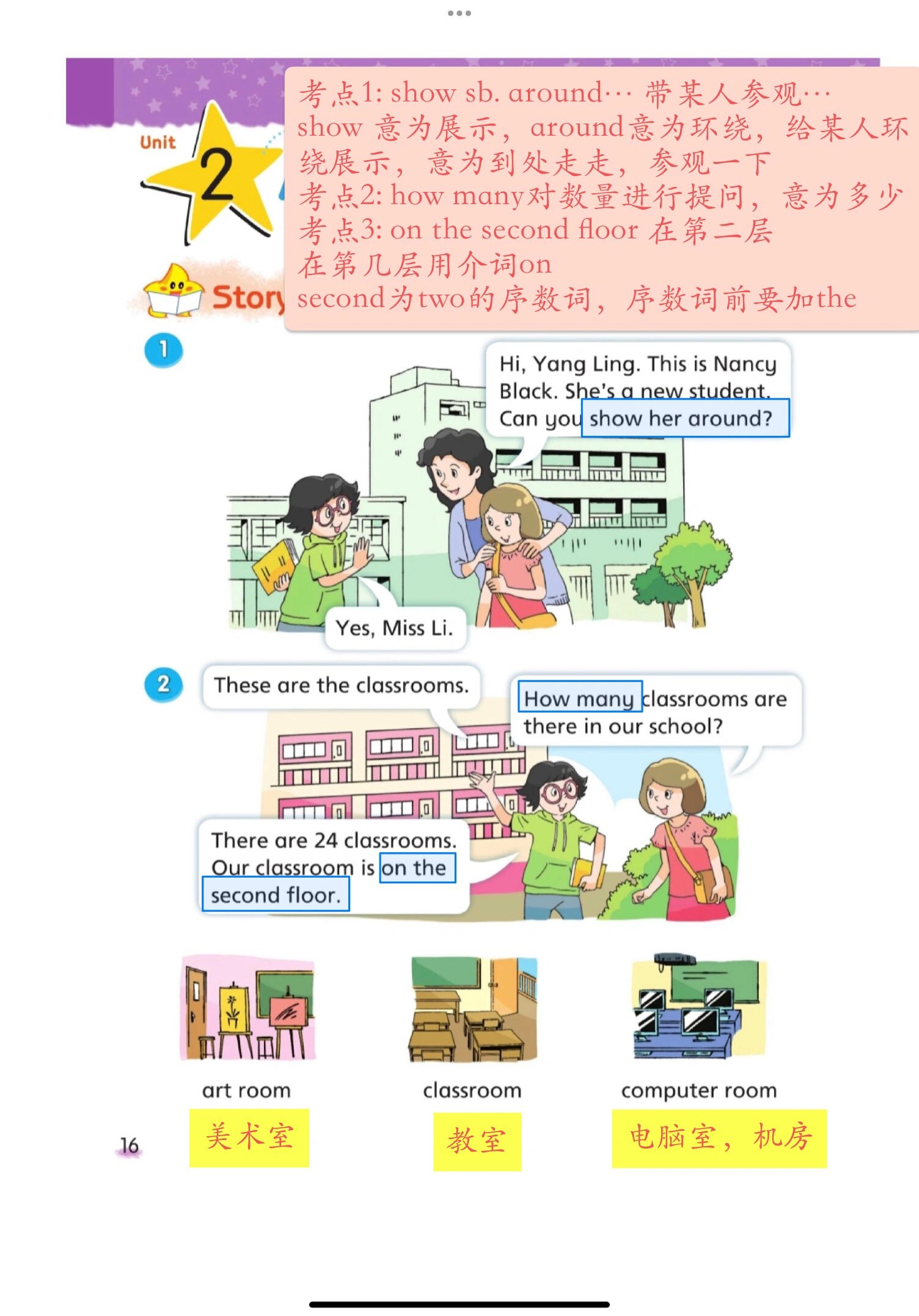 译林英语五年级上 unit2课本笔记更新