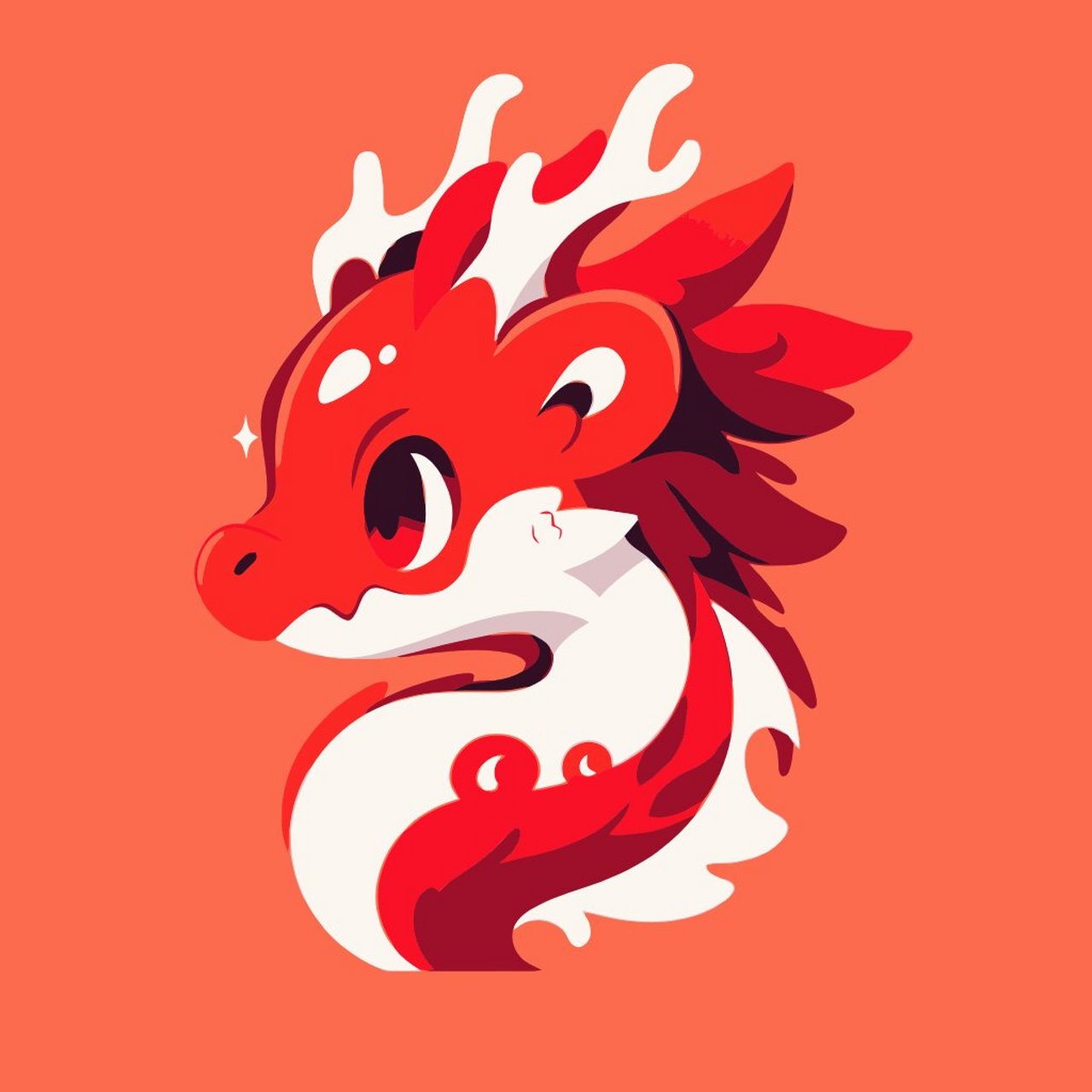 龙图头像 闪耀新年的绝美小龙781594 精致又好看7815 新年