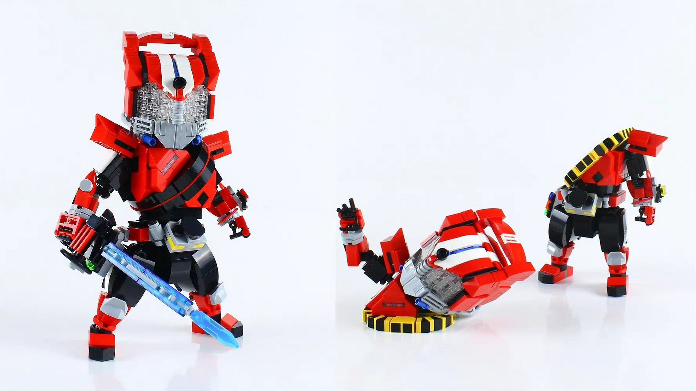 转载～谢谢点赞～谢谢关注～作者:日本乐高大神moko的假面骑士moc