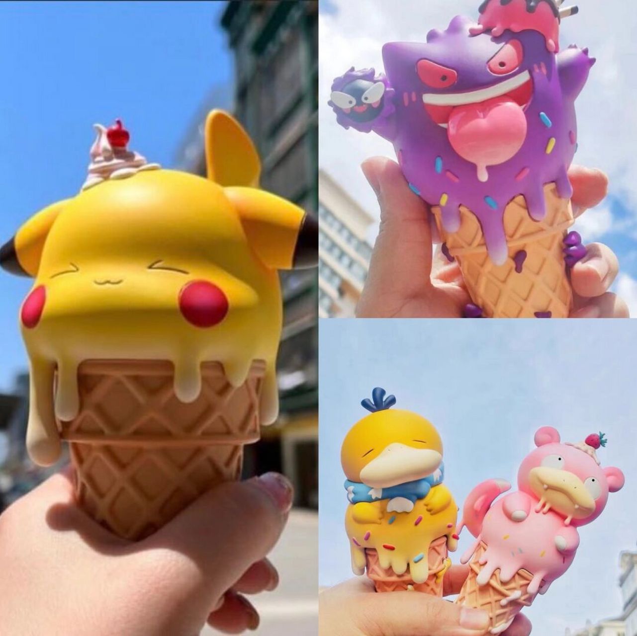 宝可梦日常|最近大火的宝可梦冰淇淋 之前的融化皮卡丘冰淇淋90在