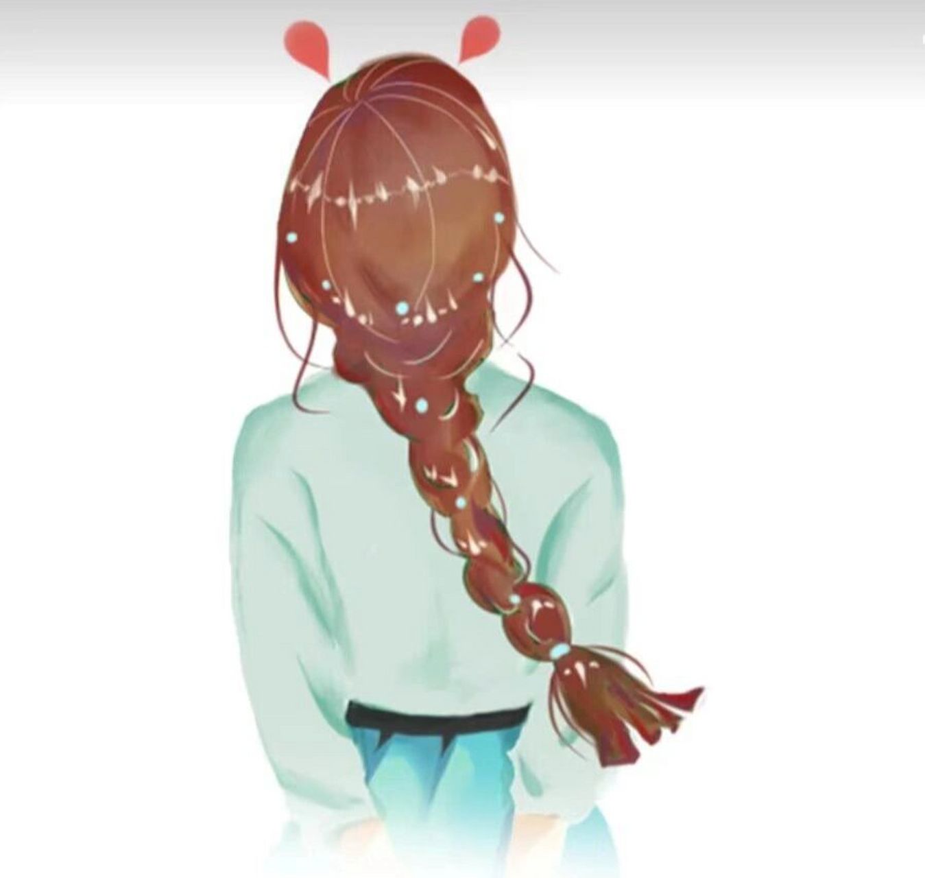 超美女生背影头像 放上一段优雅的音乐,一杯淡淡的香茶,我在字里行间