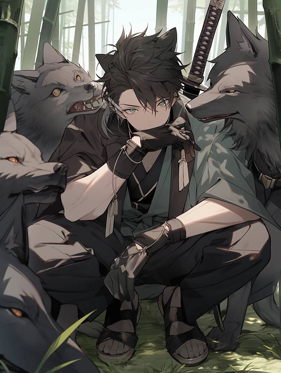 【狼少年】野性帅气少年壁纸头像 少年充满了无限能量与美好,当少年与