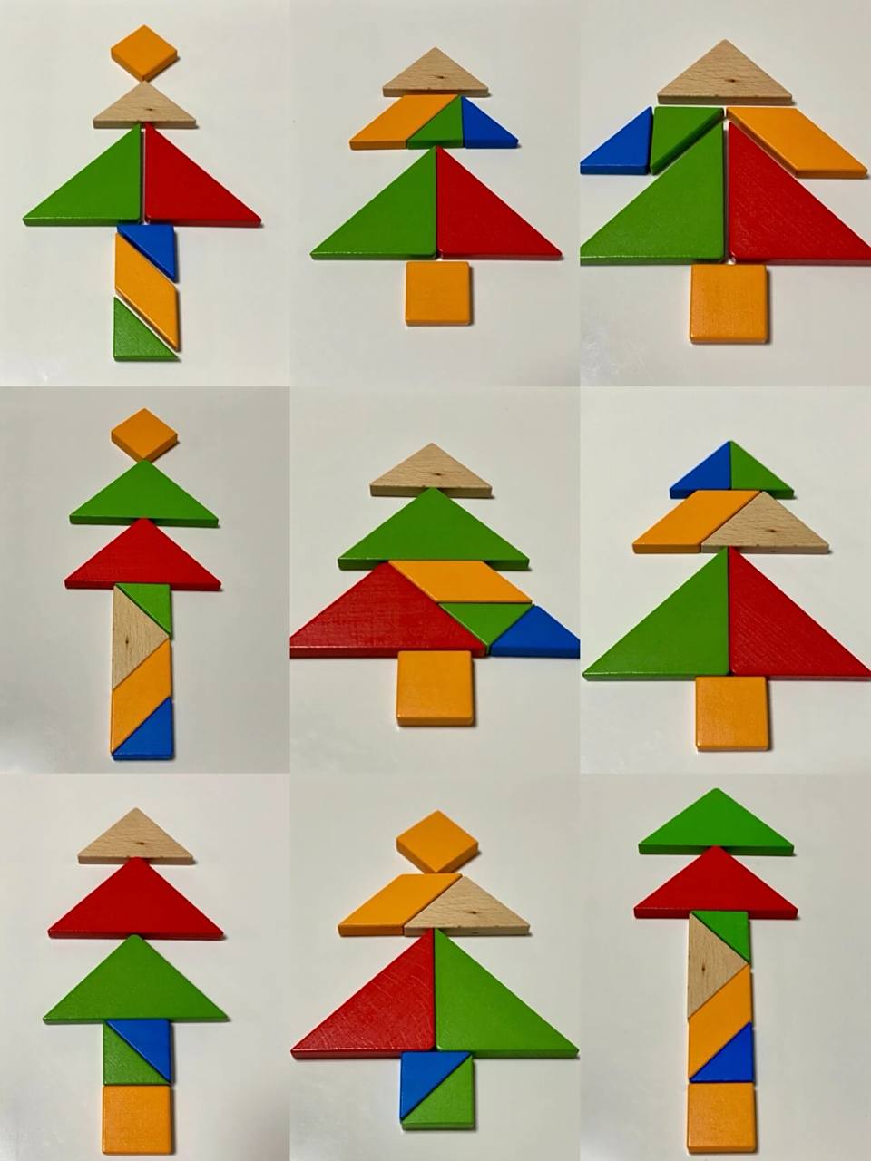 七巧板|拼图|圣诞节|圣诞树90