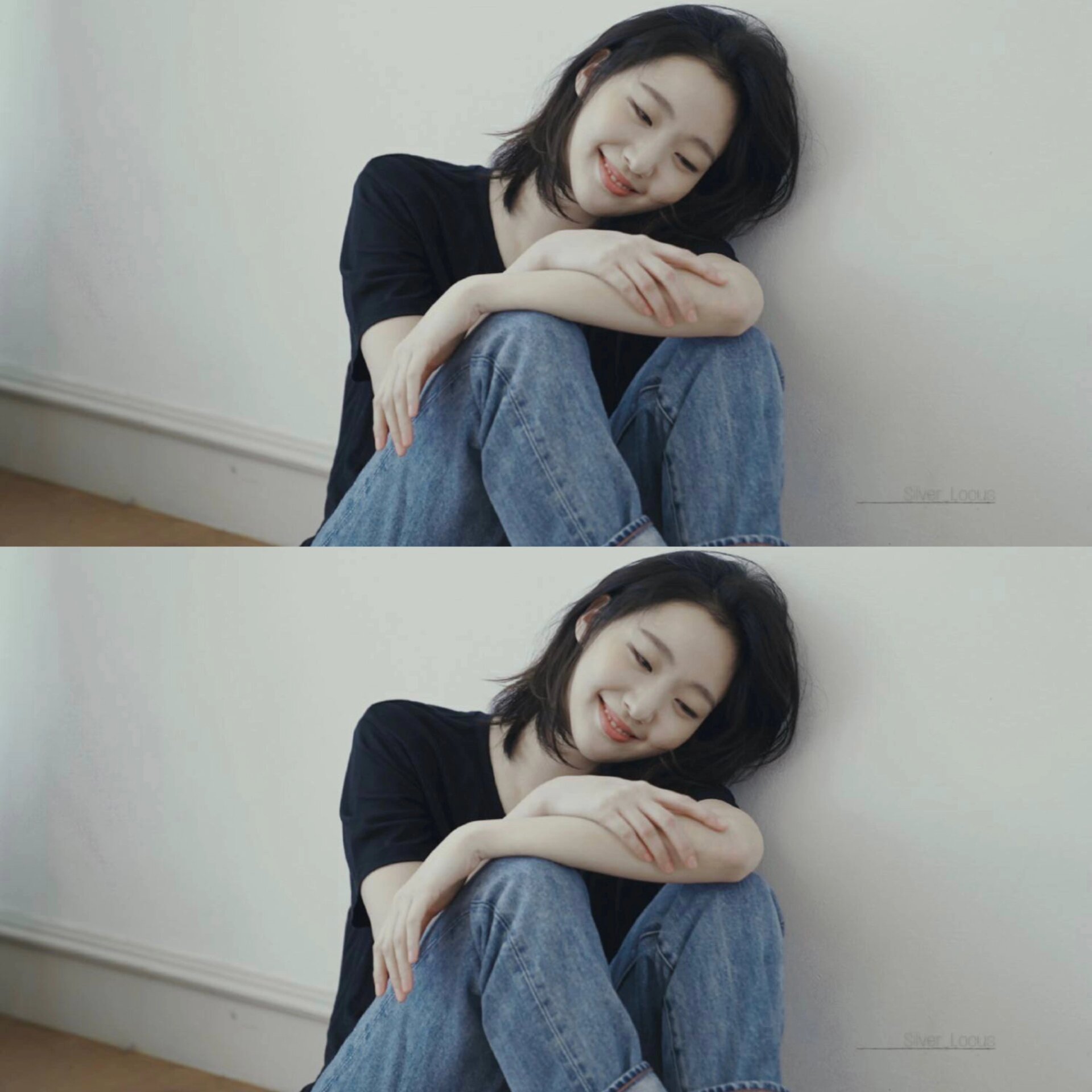 笑容明媚的金高银双图头像