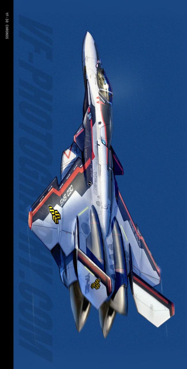 天鹅般的优雅yf-30 chronos, 钻石翼内敛而帅气.