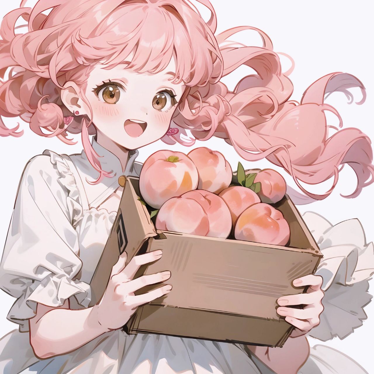 治愈系头像/水蜜桃99女孩/可爱女生头像