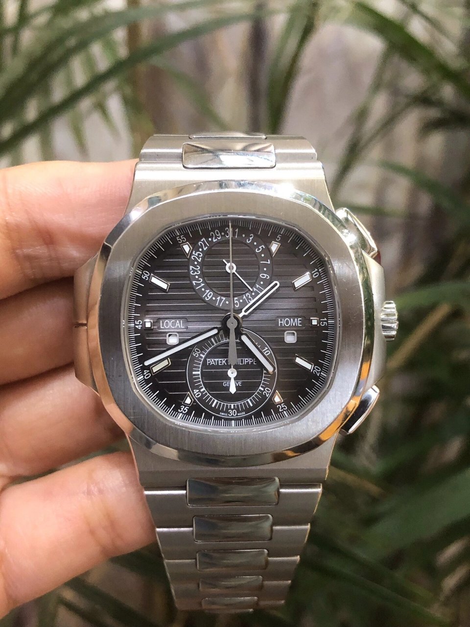 百达翡丽 | 鹦鹉螺5990黑钢 百达翡丽鹦鹉螺5990黑钢 表径40.