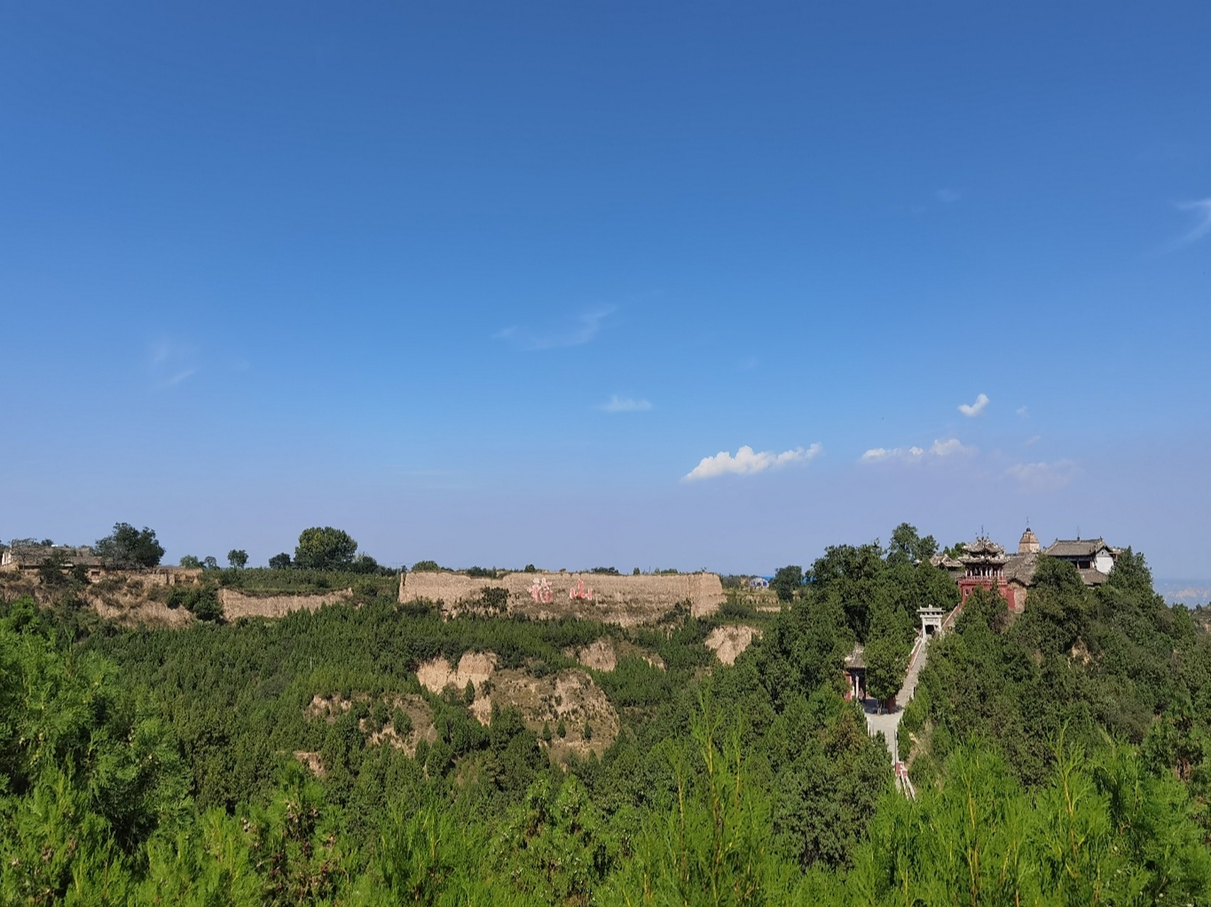 02陕西合阳福山景区 位于洽川风景名胜区的入口区域,景区内展示了