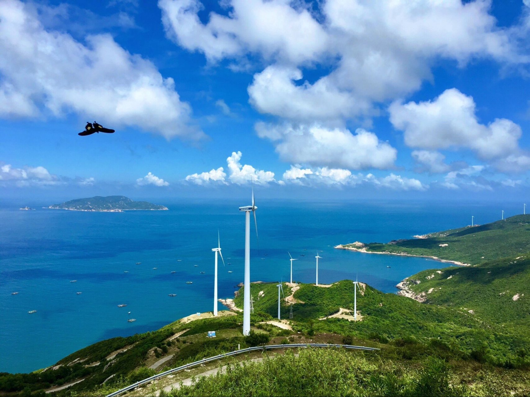 广东最美风车山 可以露营观云海一绝享受 如果来了上川岛就一定要上风
