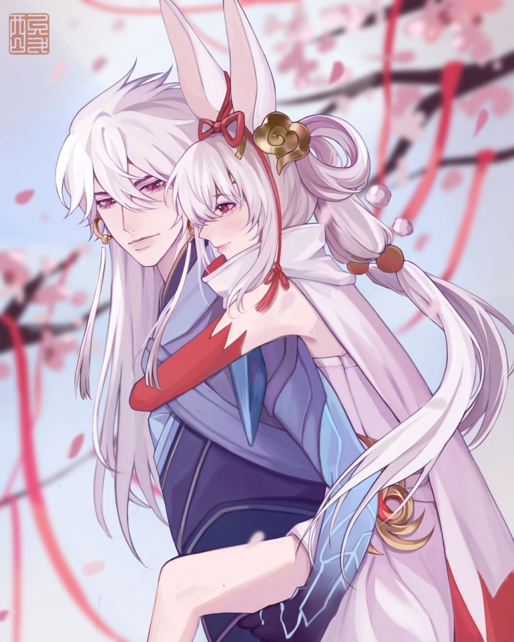 王者情头|信离兔年限定—炽霜斩|祈雪灵祝 "今朝若是同淋雪,此生也算