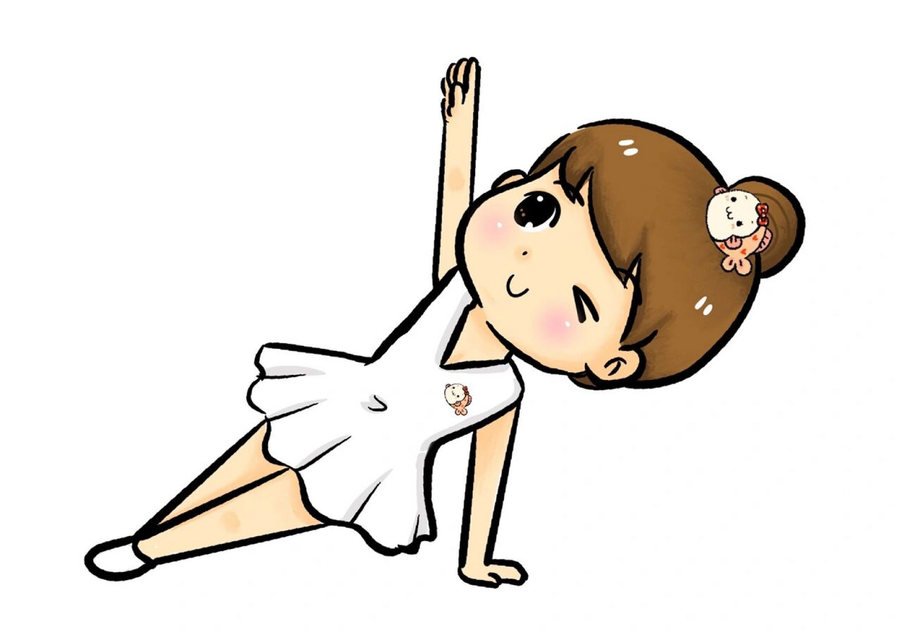 原创 幼儿园运动小人图案 我园是以快乐体操为特色的幼儿园～[馋嘴]