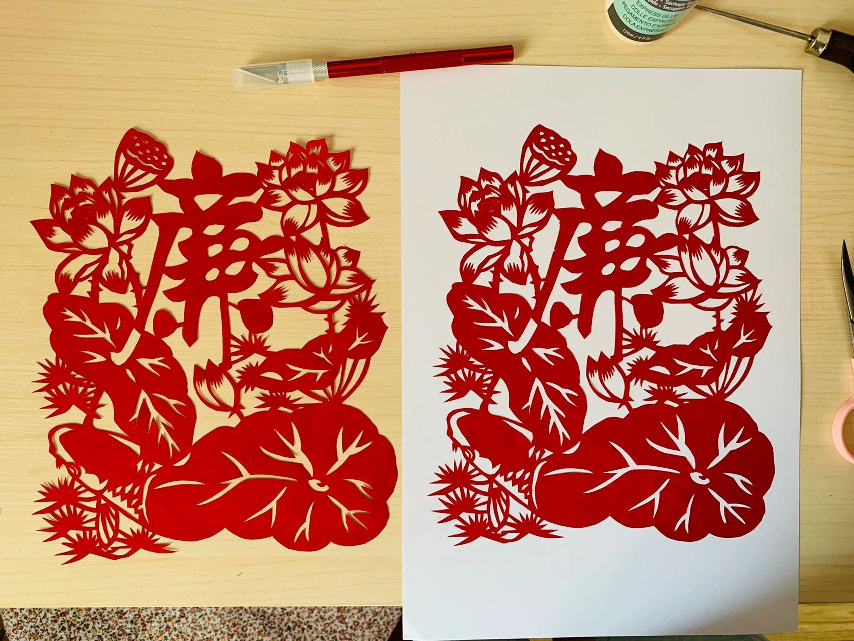 清廉剪纸 给孩子做的清廉主题剪纸,图片来自百度,图粘贴至word文档