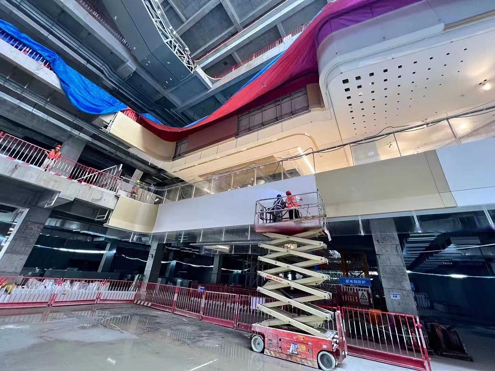 阿里华润万象汇内部进展图! #微头条创作计划##武汉爆料