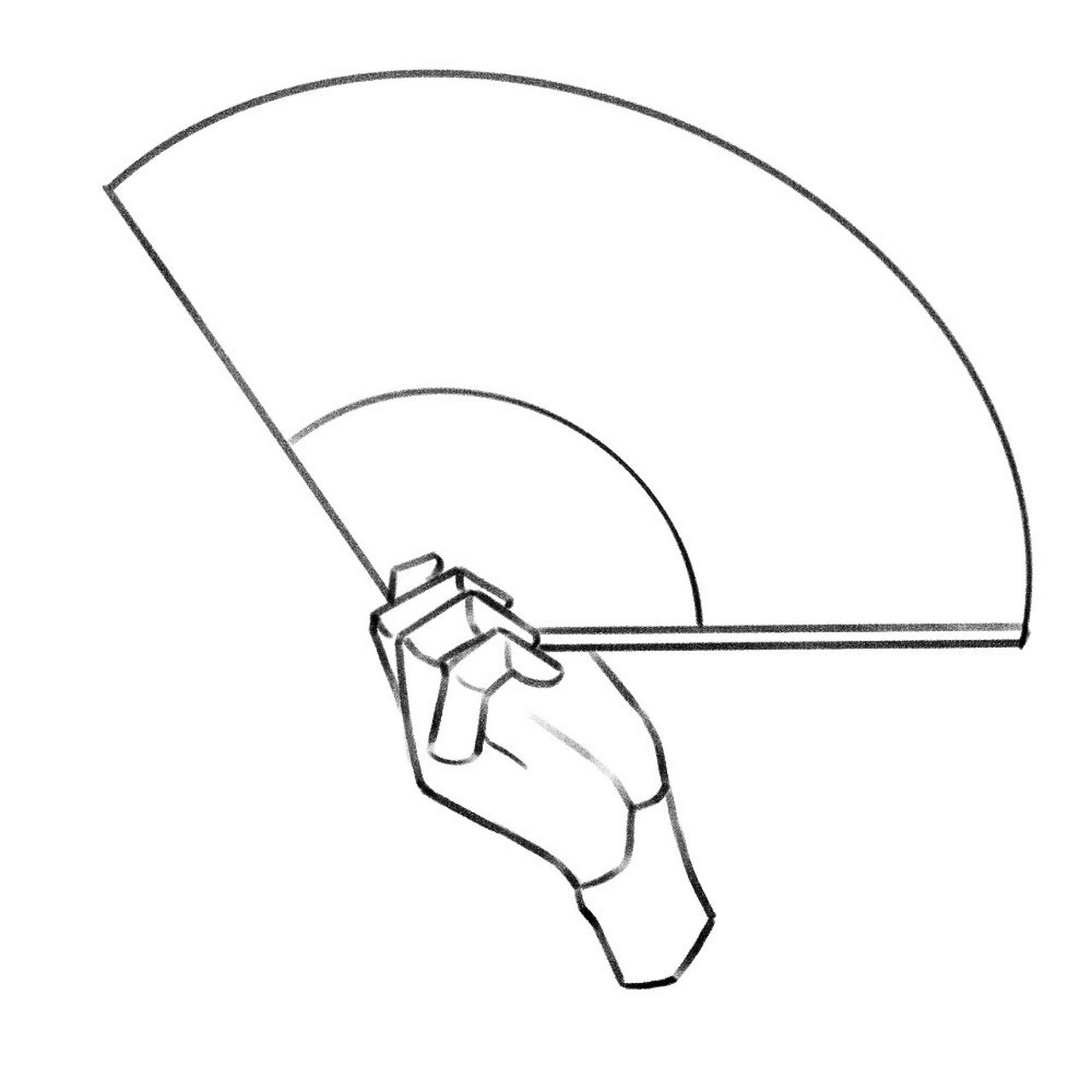 手部动作练习|手拿扇子2