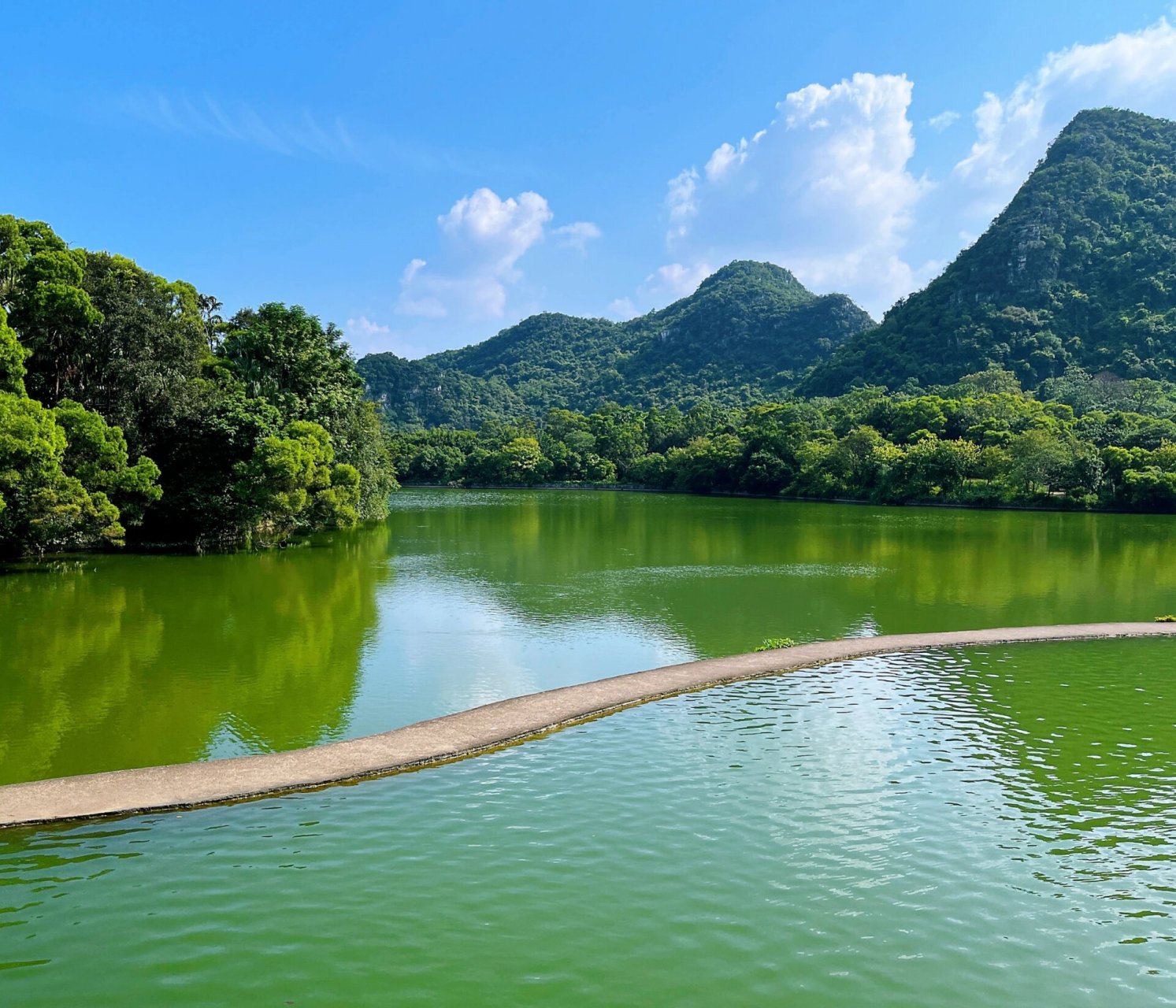 柳州市龙潭公园的美景图片