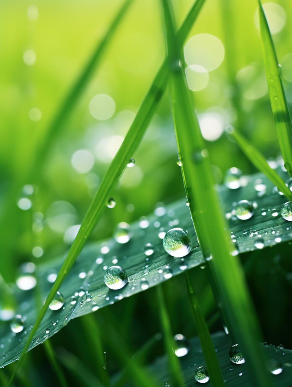 大雨天小草风景图片图片