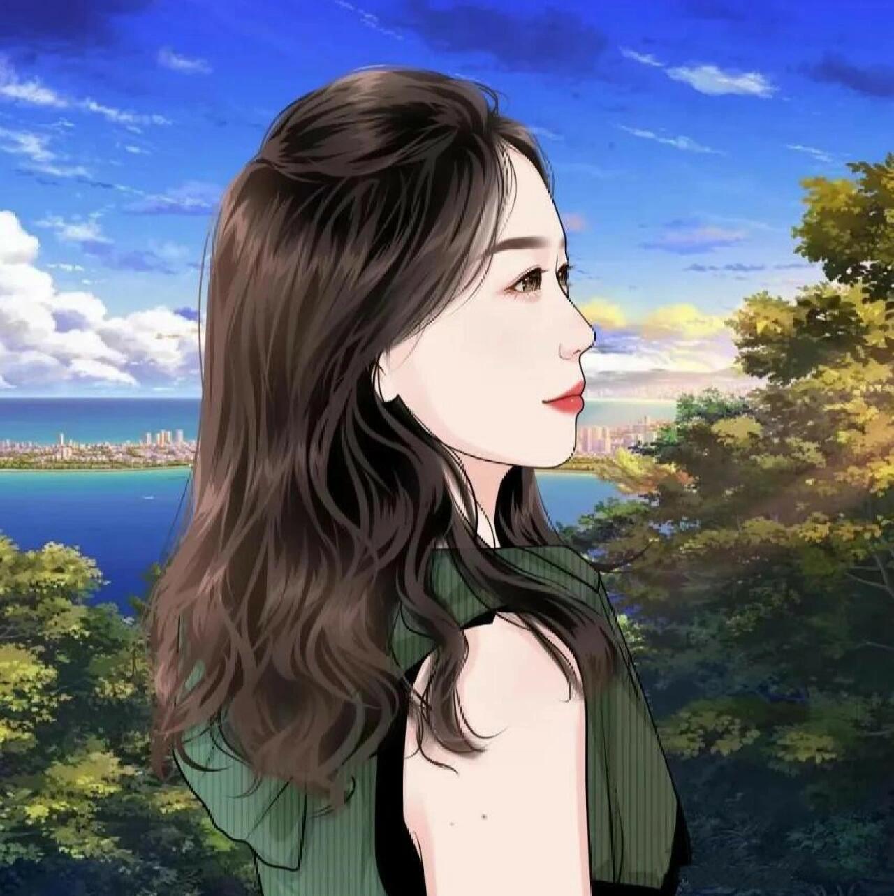 换个头像吧,动漫女头像真实感强,质感很强