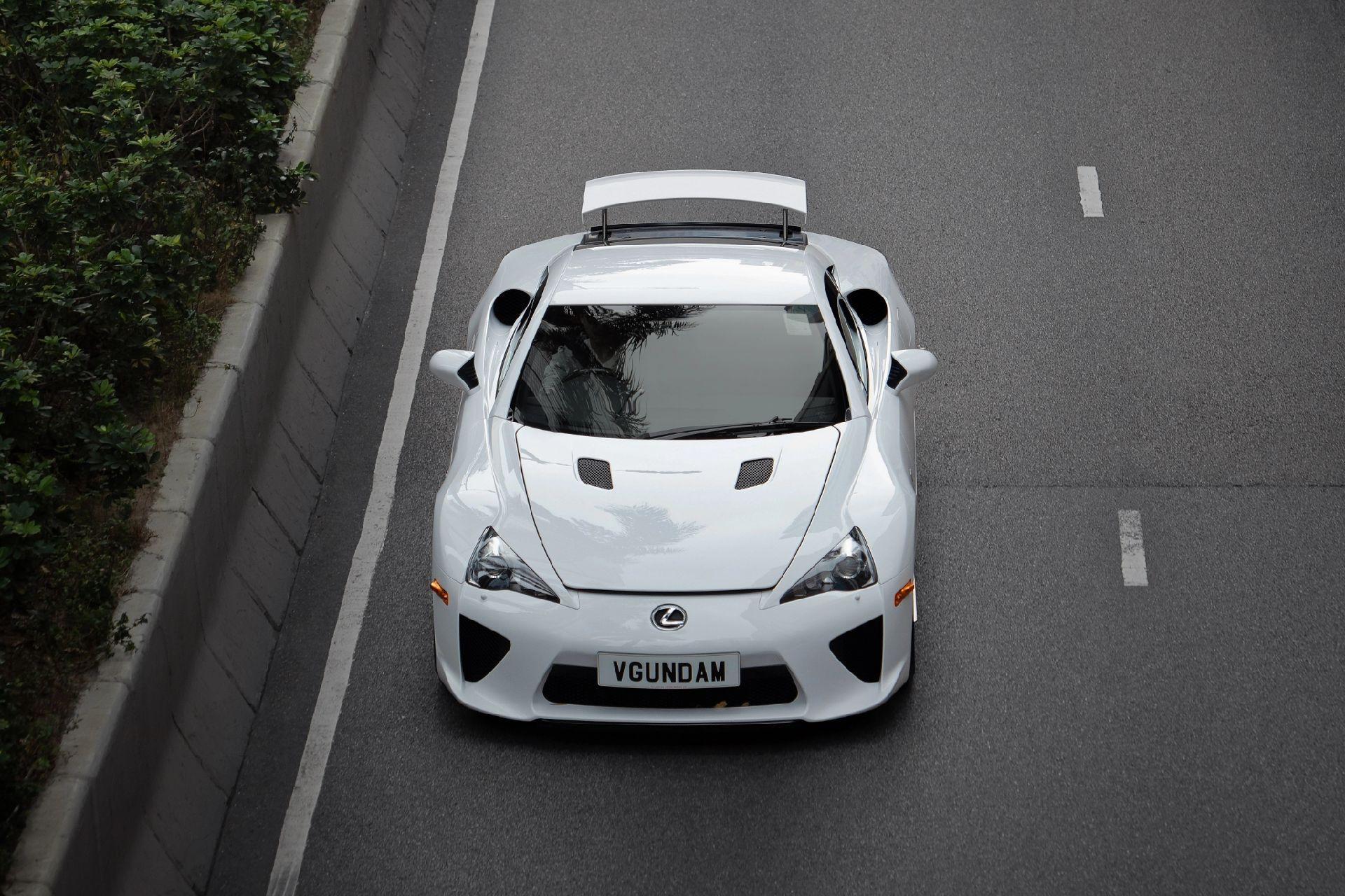 香港汽车街拍-稀有的天籁之音雷克萨斯lfa 超跑 豪车街拍