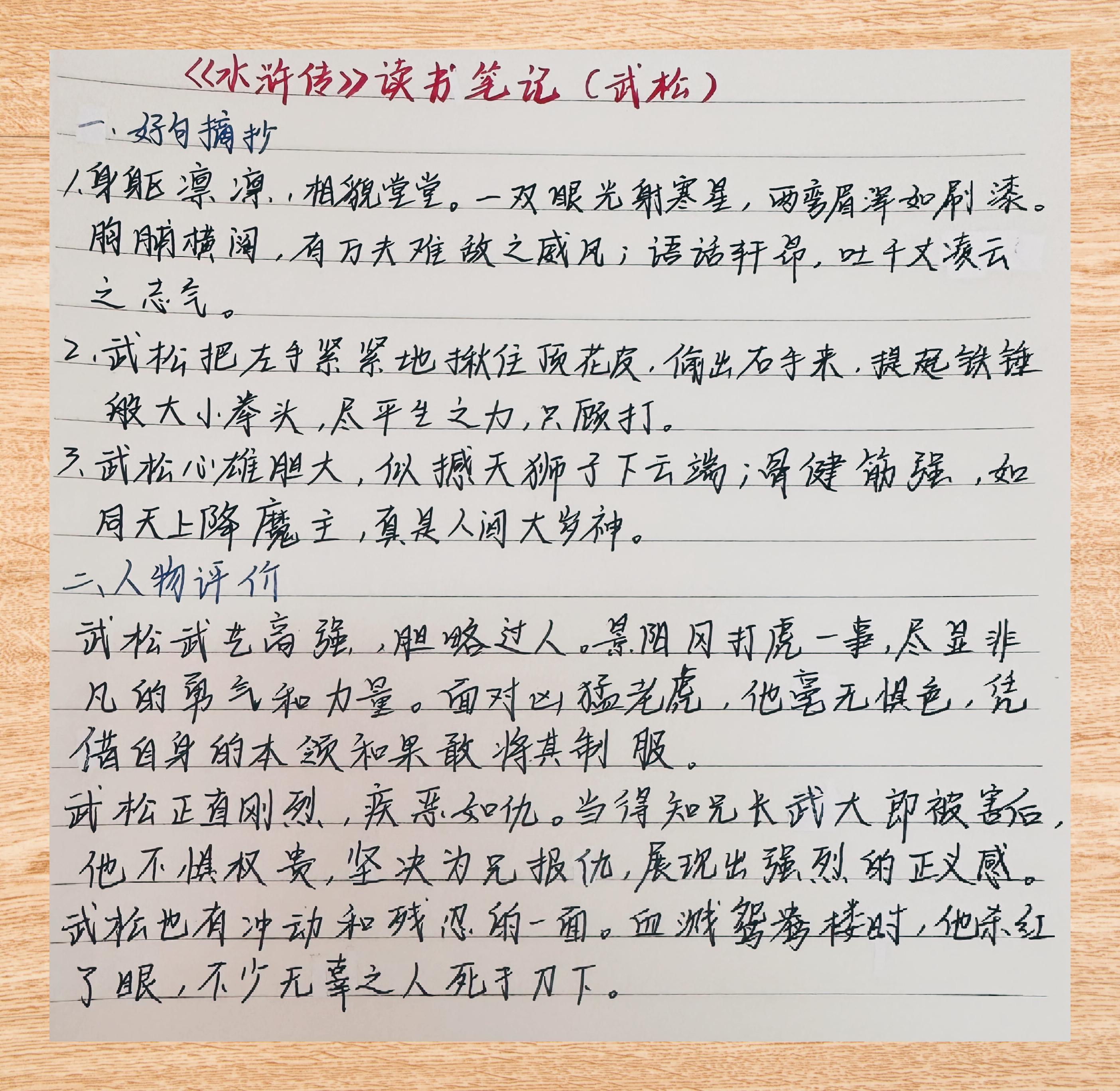 武松: 《水浒传》中的英勇篇章 ✨