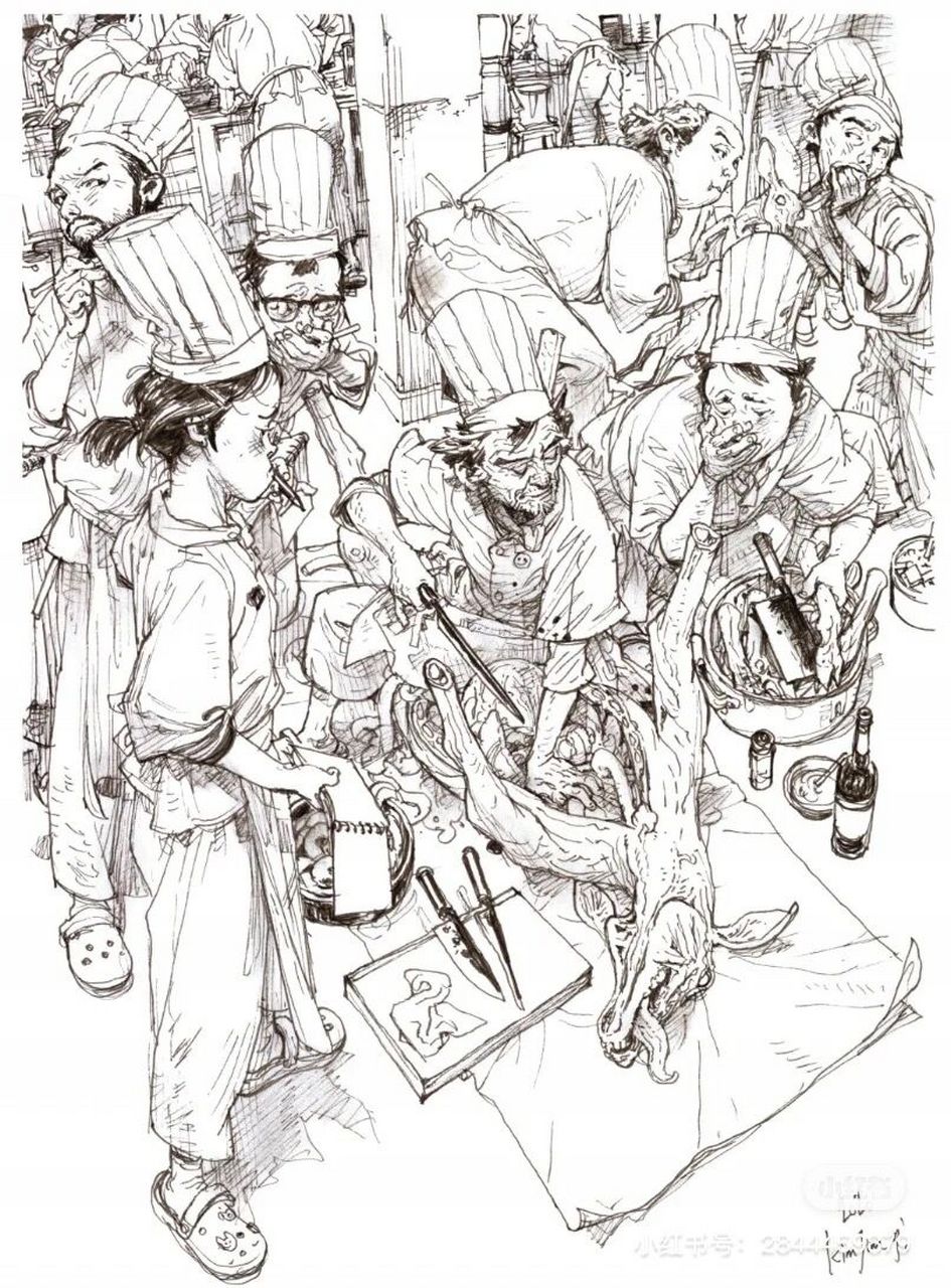 分享一组金政基老师的高清图