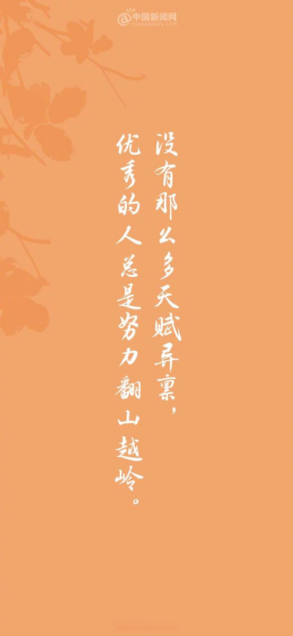 没有那么多天赋异禀,优秀的人总是努力翻山越岭.早安