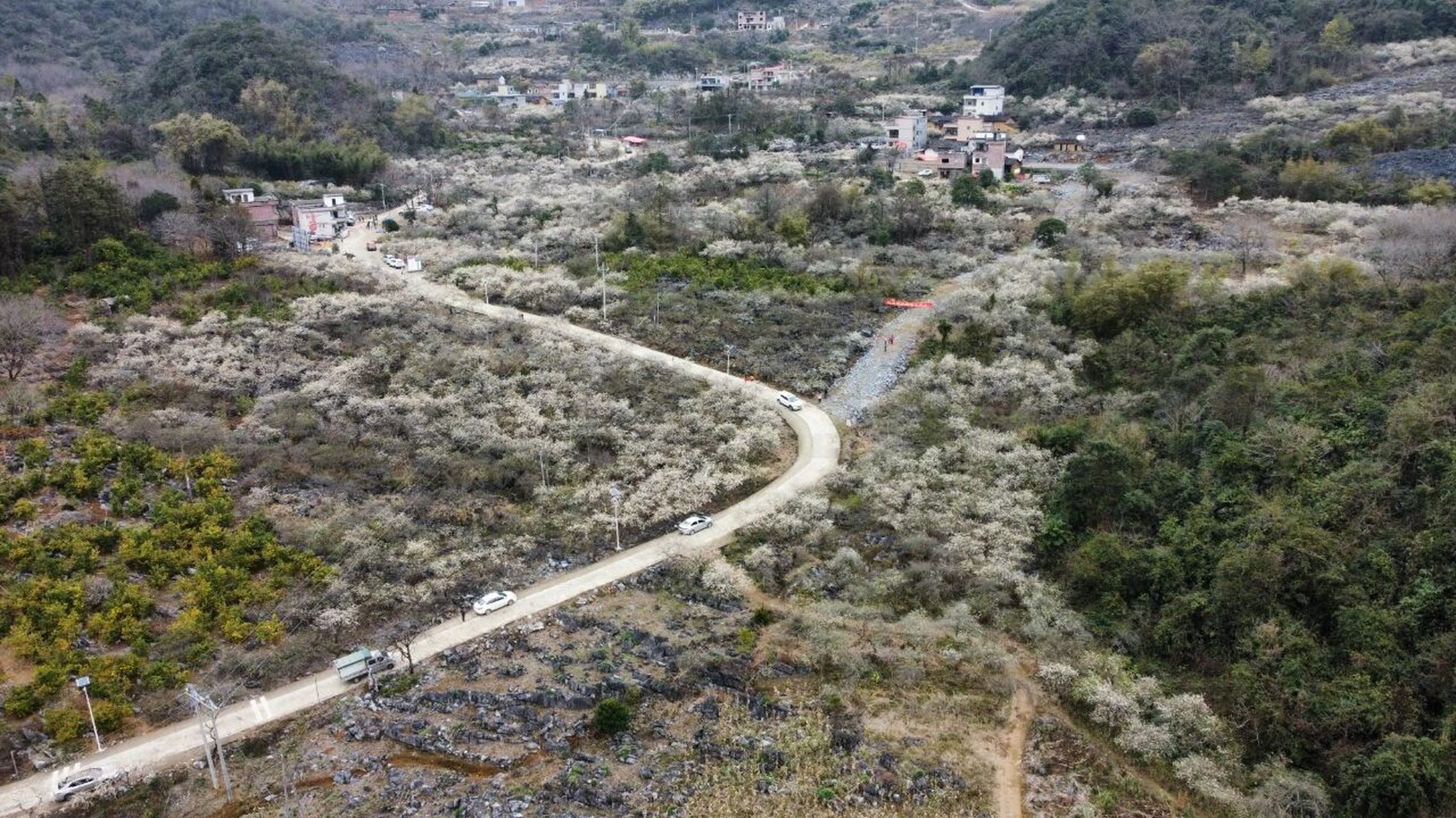 阳山水浪花谷图片