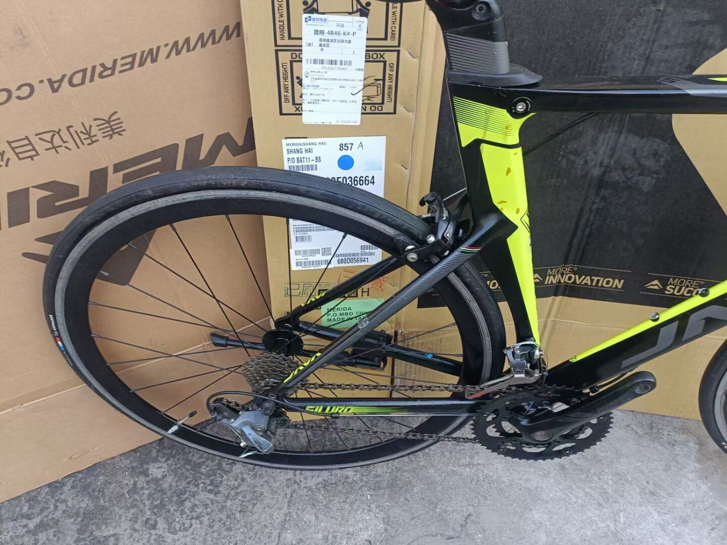 鱼雷2,超轻铝,破风车架,内走线,禧玛诺全套,sora变速18速c刹,50cm车架