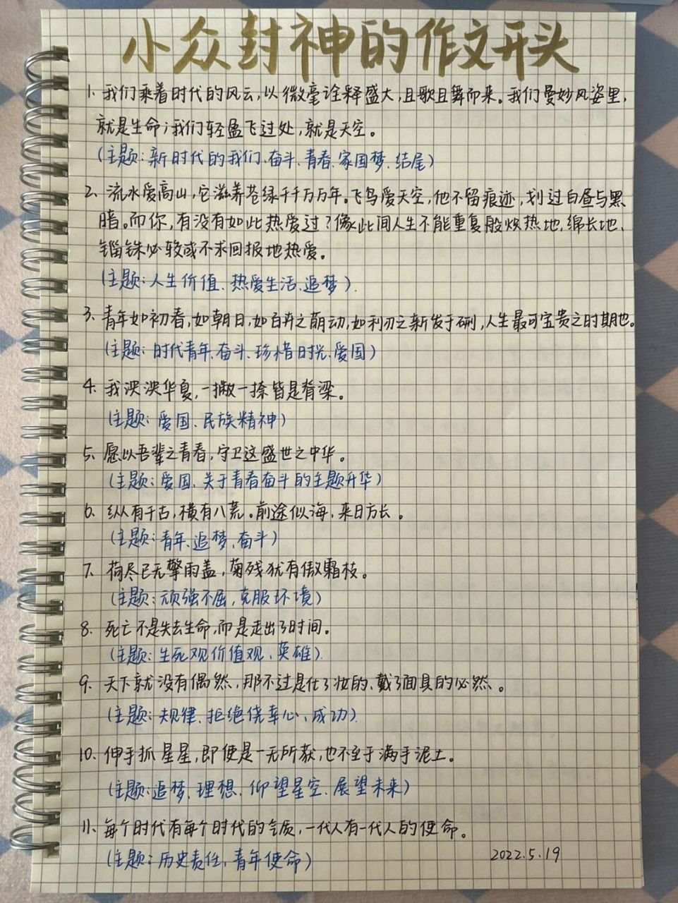 99作文素材|小众封神的作文开头78 #内容过于真实