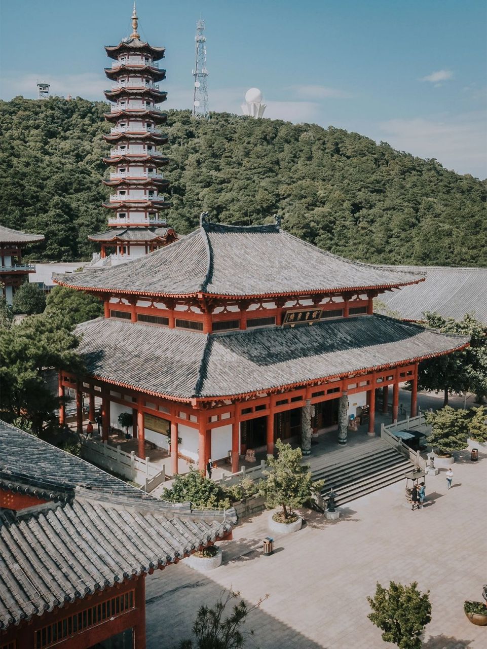 北海丨冠头岭上的普度寺,梦回汉唐海天佛国 972000多年前 佛文化随"