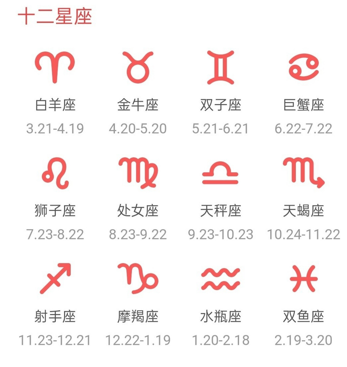 12星座 白羊座