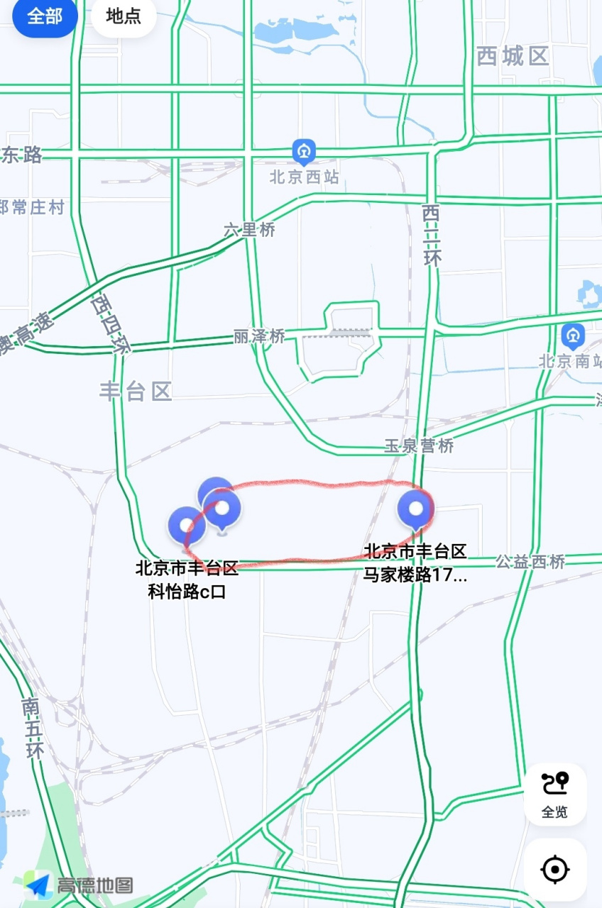 玉泉营街道:京开高速路以西区域  2